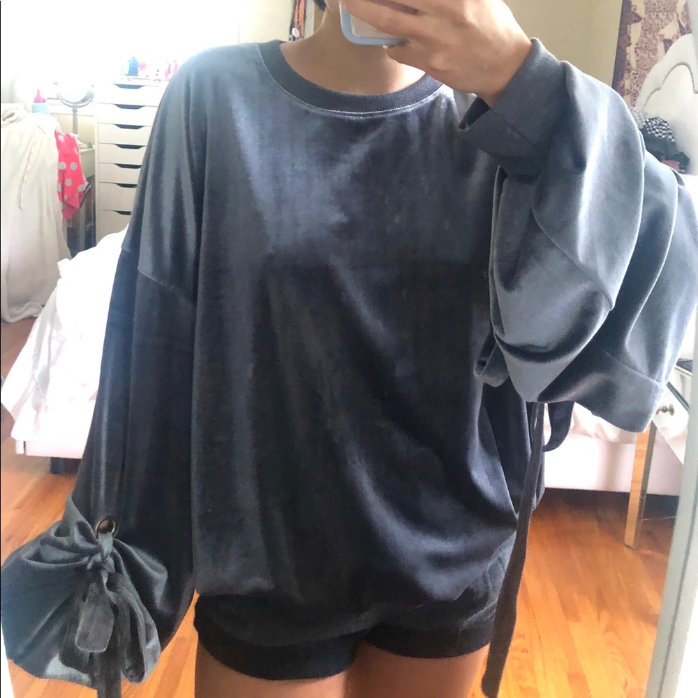 Molly Green velvet sweater